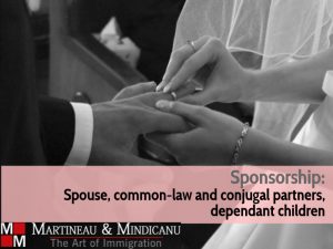 Spouse sponsorship