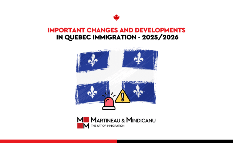 Important changes and developments in Quebec immigration - 2025/2026
