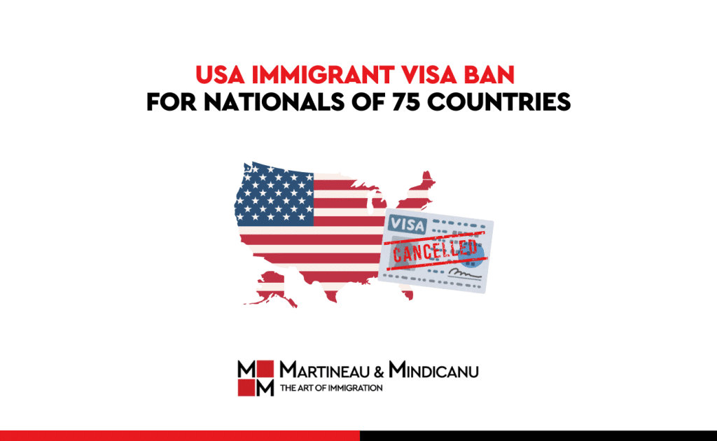USA IMMIGRANT VISA BAN FOR NATIONALS OF 75 COUNTRIES